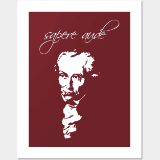 Sapere Aude Immanuel Kant Enlightenment Philosophy Christmas Gift Tee Posters and Art